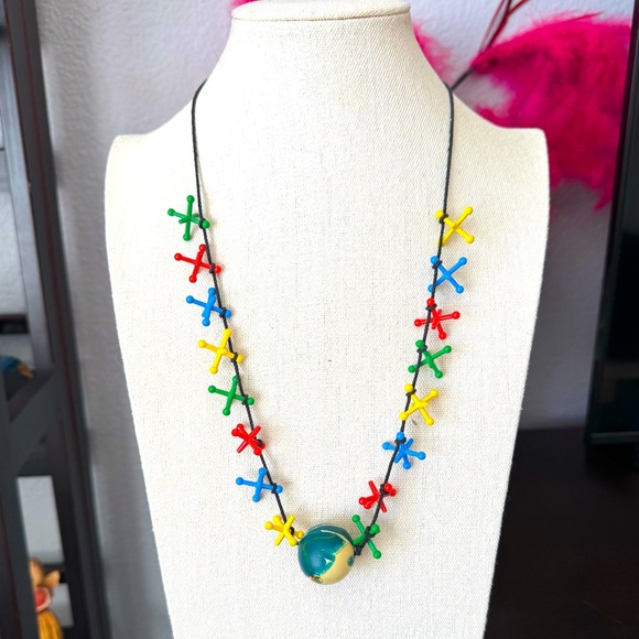 Ball & Jacks Artisan Necklace - Picture 1 of 5